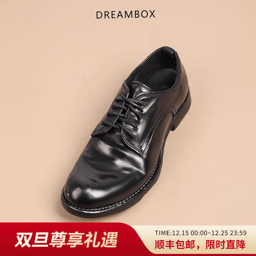 钧博高档意大利马臀皮手工皮鞋