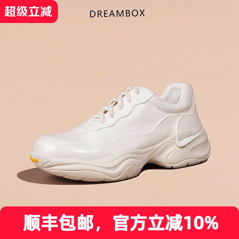 春夏新款纯手工马皮透气老爹鞋