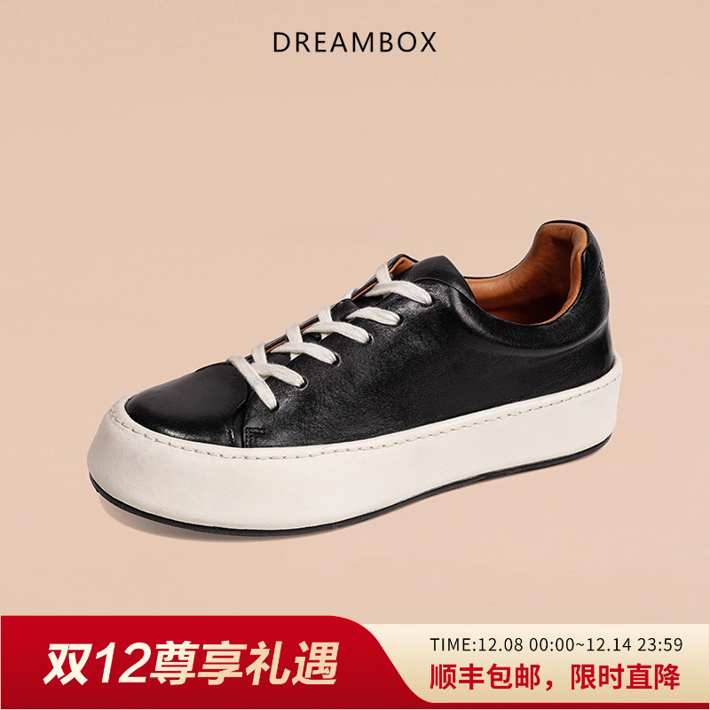 低帮耐磨马皮简约板鞋男