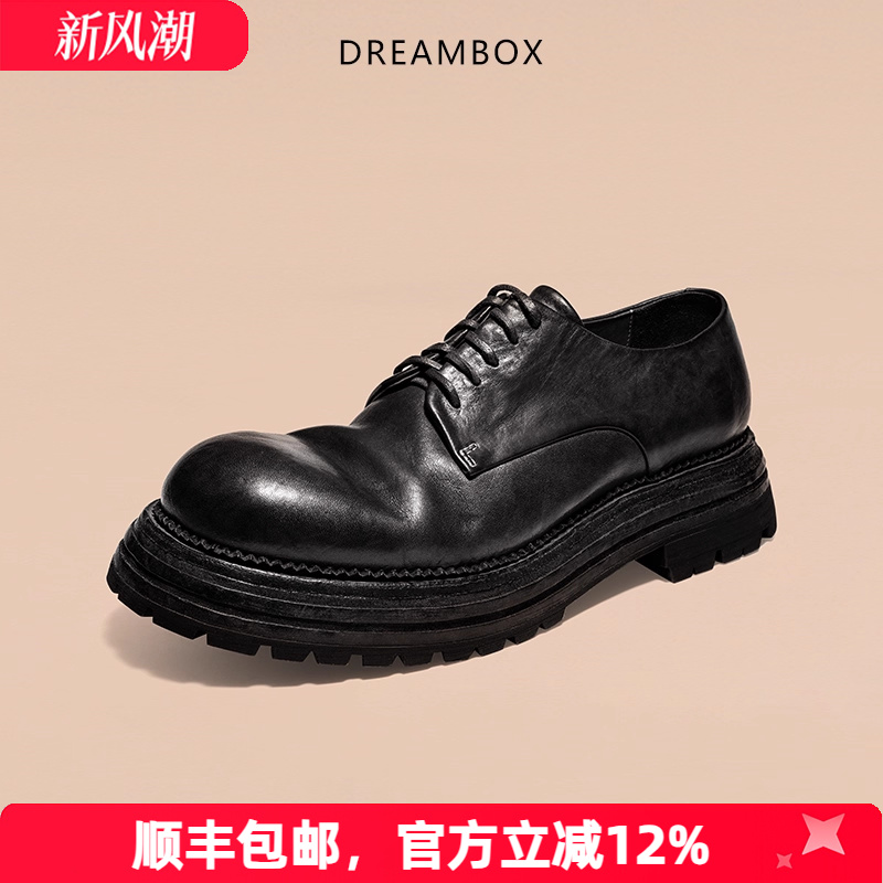 纯手工固特异厚底增高男士松糕鞋