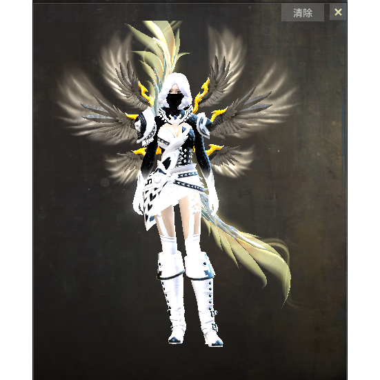 激战2帅气长靴皮肤帅气高帽皮肤商城道具宝石含wegame