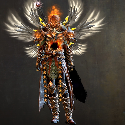 激战2狂人守卫套装商城道具黑狮宝石含wegame