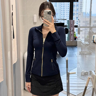 立领修身 现Lulu同款 Jacket女士长款 Nulu 远动瑜伽夹克外套 Define
