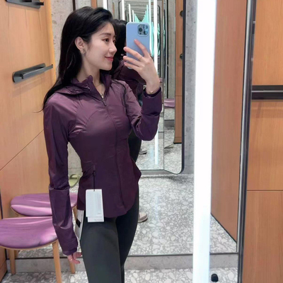 现Lulu同款瑜伽防晒衣外套