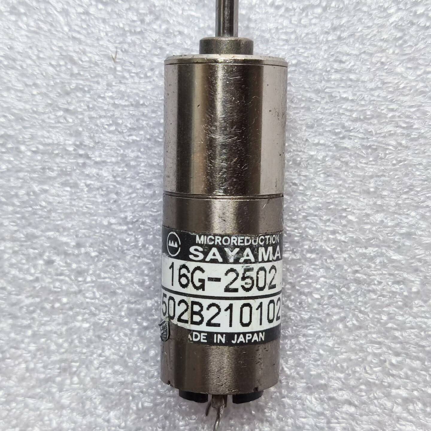 请询价-拆机SAYAMA狭山精密直流减速电机16G-2502