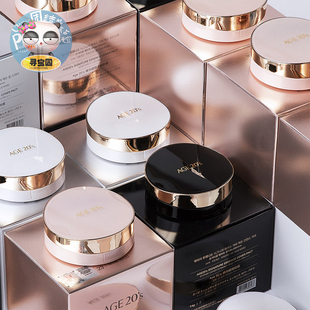 爱敬气垫age20s新款四色拉花BB霜遮瑕保湿持久不脱妆粉底全能干皮