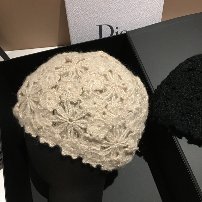 月子帽加厚双层毛线百搭显脸小
