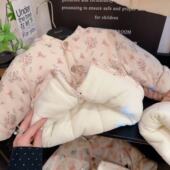 儿童宝宝开衫 棉袄冬季 加绒加厚男女童外穿棉衣婴儿保暖外套上衣