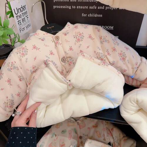 儿童宝宝开衫棉袄保暖外套