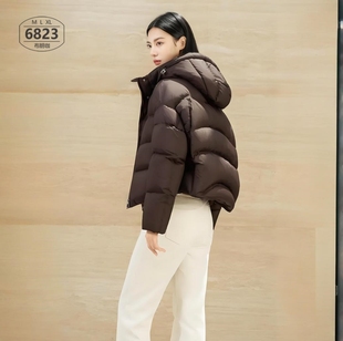 【翻新加工定制】羽绒服九成品女短款龟背面包服宽松加厚半成品