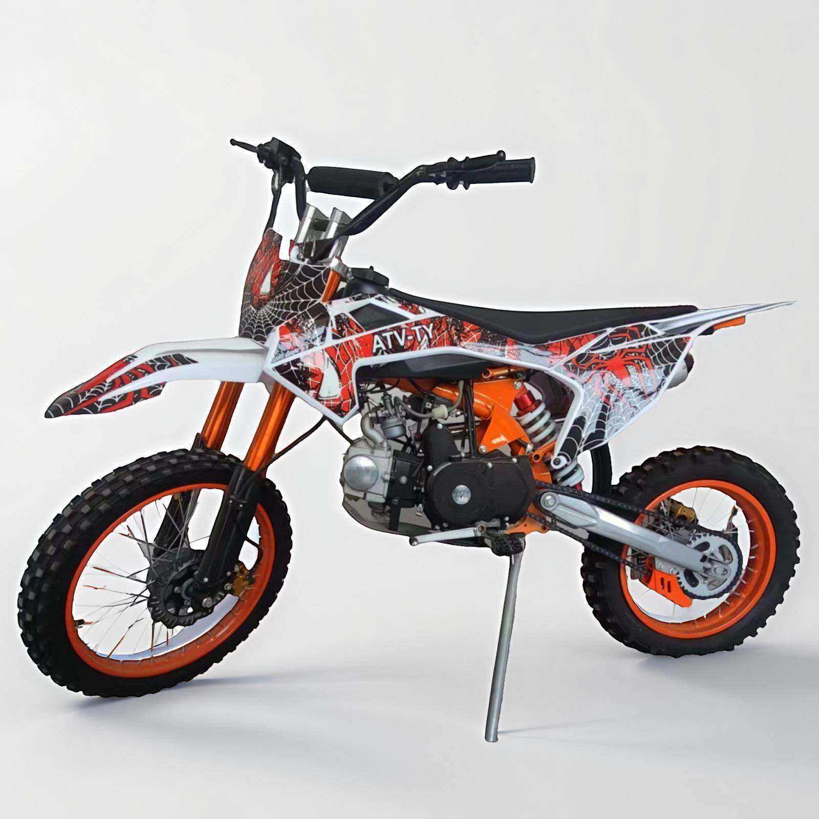 双梁K70越野车125CC动力全地形竞技款山地场地前17寸后14寸摩托