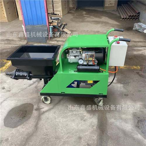 311两相电喷涂机快速粉墙机小型抹灰机腻子涂料螺杆式喷浆机厂