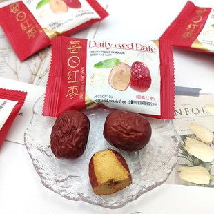 唯口爱VIKOI每日红枣即食干制红枣休闲零食喜枣喜糖结婚批发散装