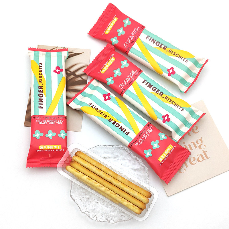 阿Q熊波乐手指饼干散装小包装儿童结婚喜饼零食休闲下午茶