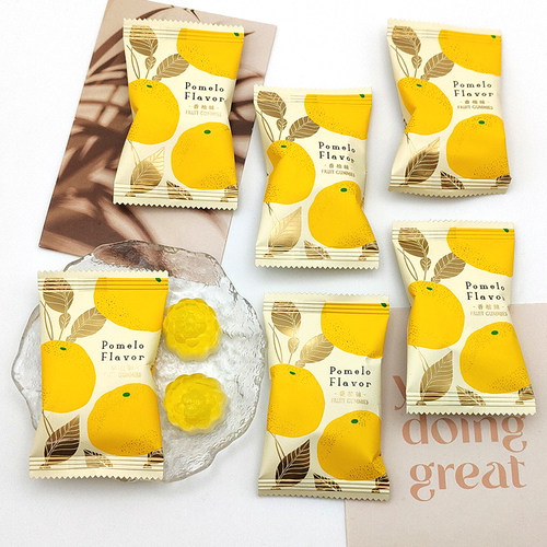 阿Q熊爆浆香柚果汁软糖高颜值高端喜糖高颜值结婚订婚伴手礼散装