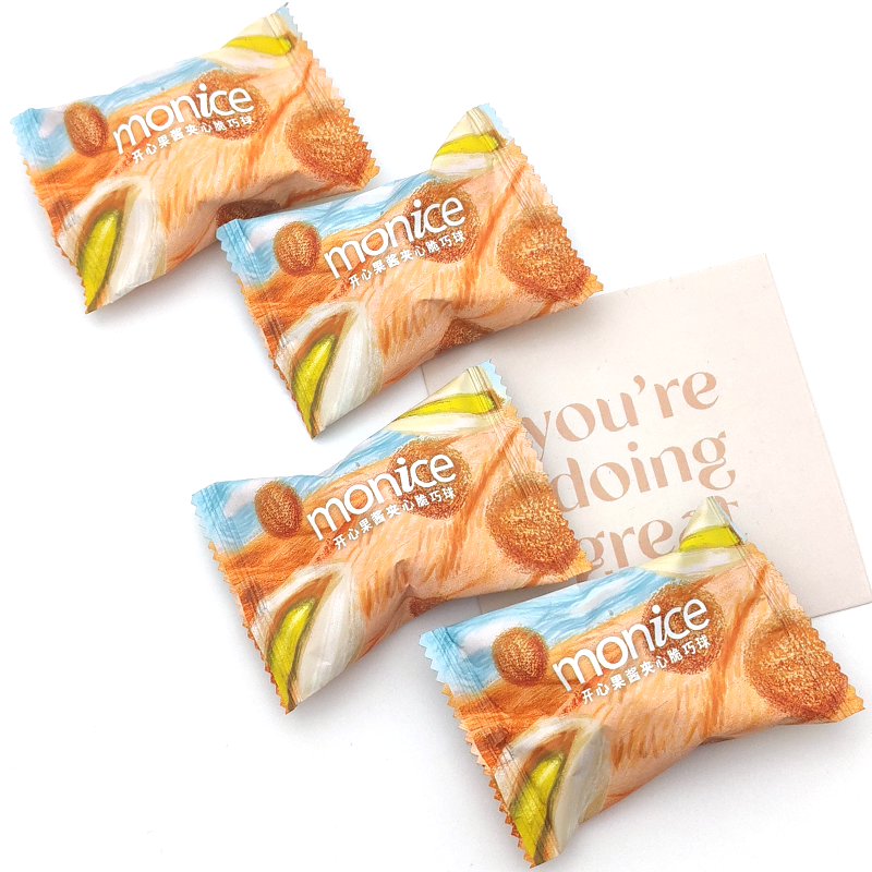 MONICE茉奈开心果酱夹心麦巧球喜糖结婚订婚下午茶代可可脂饼干
