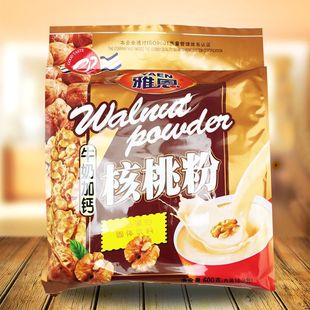 雅恩核桃粉袋装营养健康早餐即食中老年学生代餐核桃糊直销