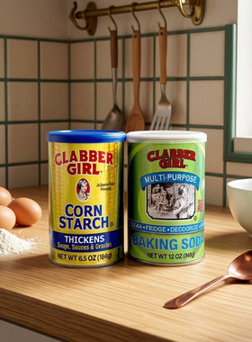 Clabber Girl乖妹牌玉米淀粉烘焙原料美国进口面包制作小苏打家用