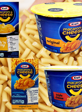 美国卡夫奶酪通心粉安妮牌即食意面Kraft Macaroni Chees