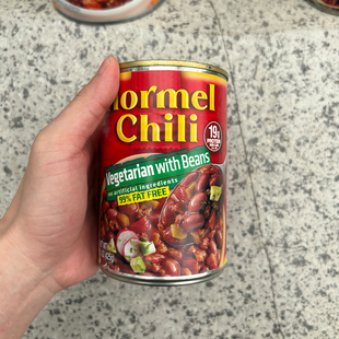 美国进口荷美尔Normel辣椒豆类素食罐头HORMEL CHILI BEANS即食