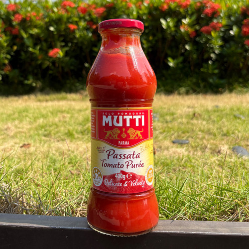 穆蒂牧蒂MUTTI慕意意大利进口番茄酱400g意面酱Tomato Puree 瓶装