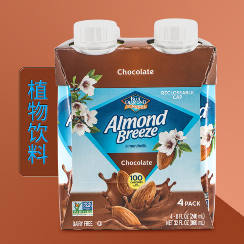 美国蓝钻杏仁奶扁桃仁植物240ml