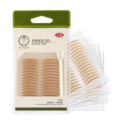 SEMBEM/三本网状透气隐形防水双眼皮贴双眼皮胶自然型60对装S0098