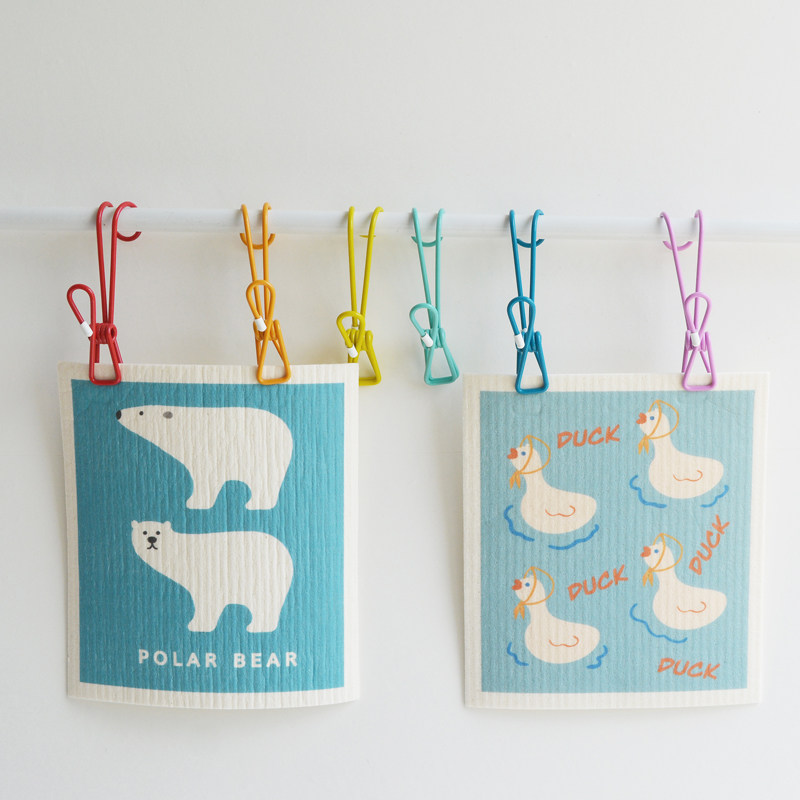 彩虹色挂钩/收纳夹子 学生宿舍晾晒厨房浴室玄关多功能收纳长尾夹,收纳整理,夹子/收纳夹子,淘宝优惠券,粉丝福利购,淘宝优惠卷