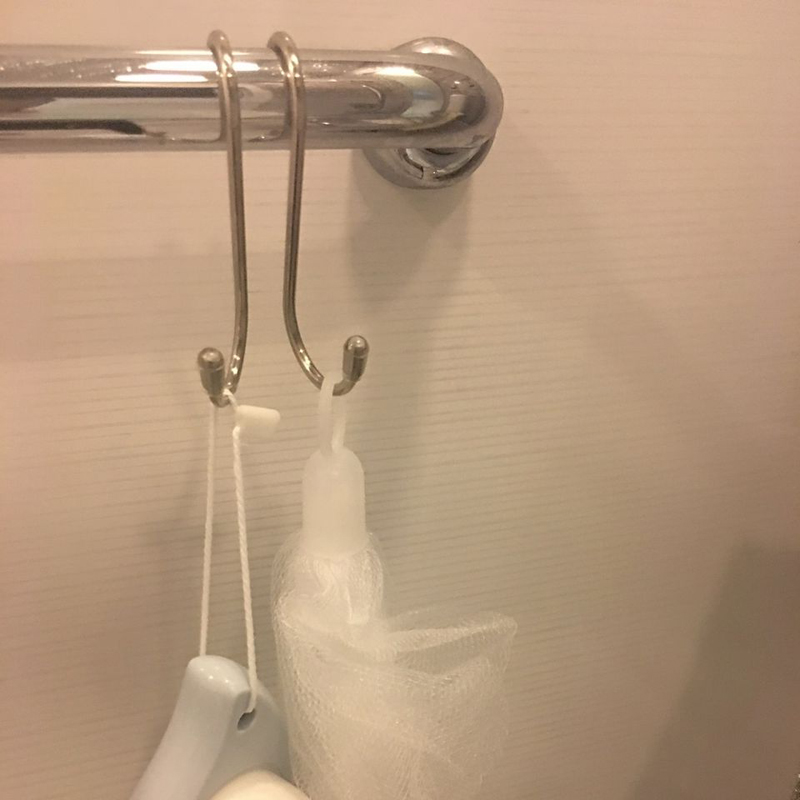 无痕挂钩浴室挂杆活动挂钩