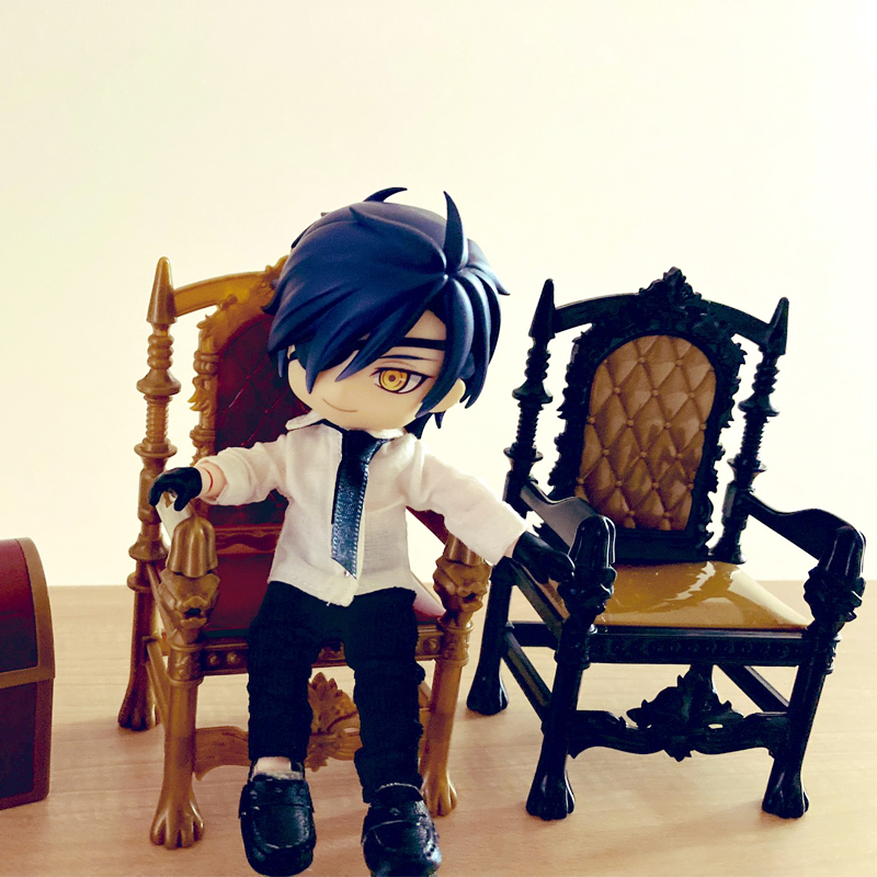 微缩霸气皇椅哥特风王座椅