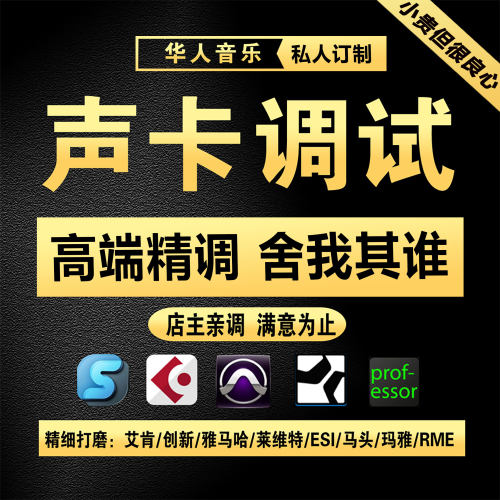 专业声卡精调店主亲为售后无忧