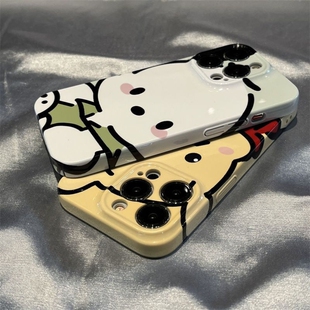 Gep吖壳大脸酷帕狗vivoy52s16菲林手机软壳y30y5sy85y93/s1s7s12s15x9x23iPhone16/15小米vivo红米oppo防摔保