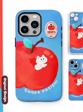 Gep吖壳韩国ins二合一荣耀200Pro手机壳10090GT/X6050MAGIC7/6苹果毛虫iPhone16/15荣耀vivo红米oppo防摔保护