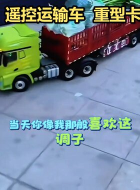 超长续航312D118高栏运输重型卡车重卡车模型遥控车大货车150