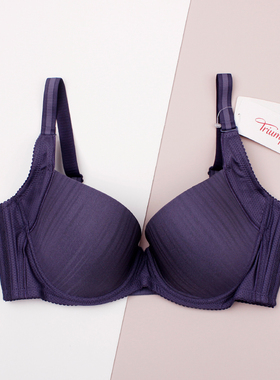 黛安芬专柜正品舒适侧收聚拢薄杯有钢圈光面无痕透气文胸E002505