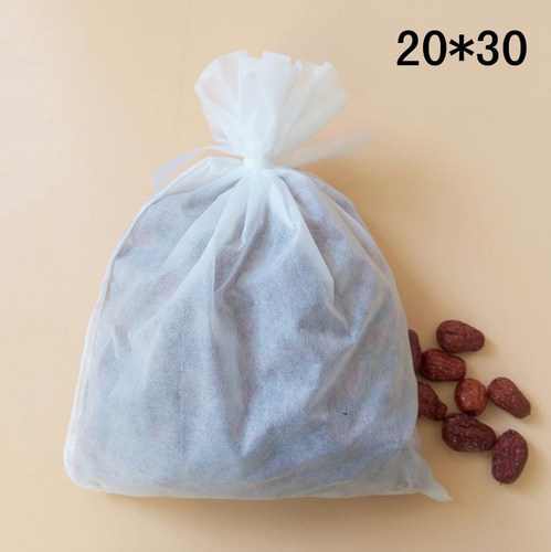 20*30卤料袋食品级过滤煎药煲汤袋茶包中草药无纺布绑口中药袋