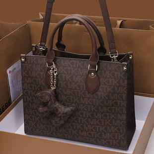 法国通勤真皮女包托特包大容量单肩包大包包女式2025新款手提包潮