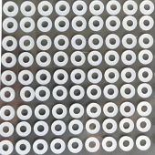 平面硅胶片定制 耐高温密封圈 白色硅胶垫片 M螺丝专用减震平垫