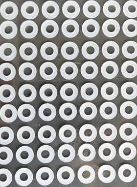 白色硅胶垫片 M螺丝专用减震平垫 耐高温密封圈 平面硅胶片定制