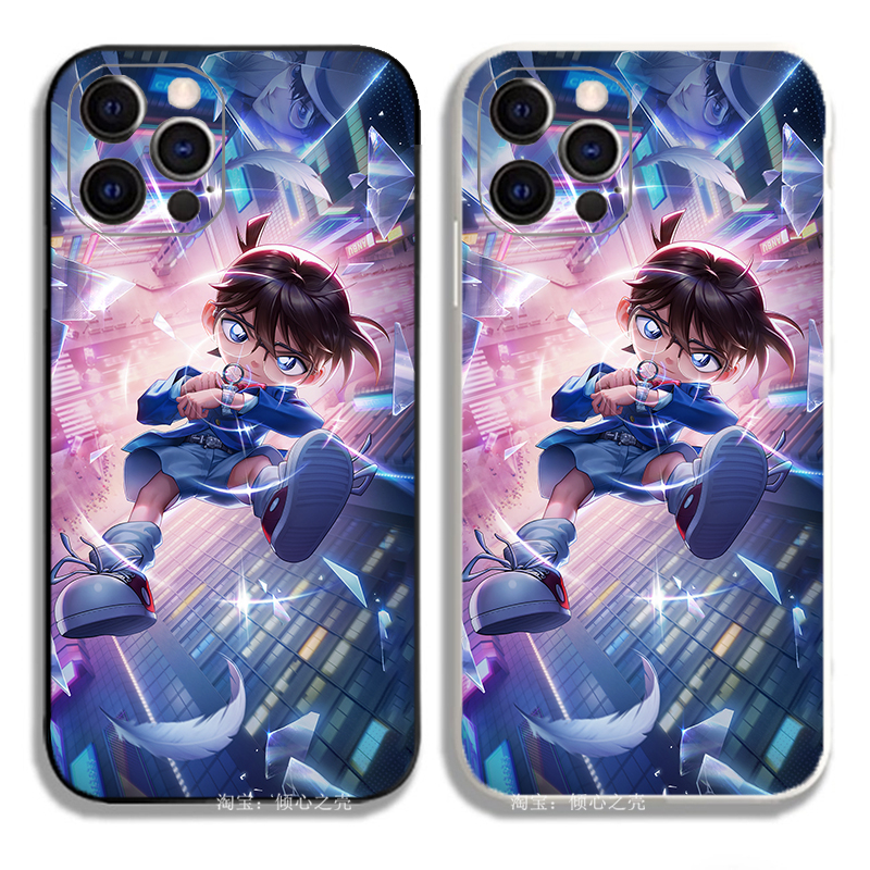 王者荣耀鲁班七号-江户川柯南手机壳适用于iPhone16promaxR苹果13小米15华为Pura70荣耀VIVO红米K80OPPO一加9
