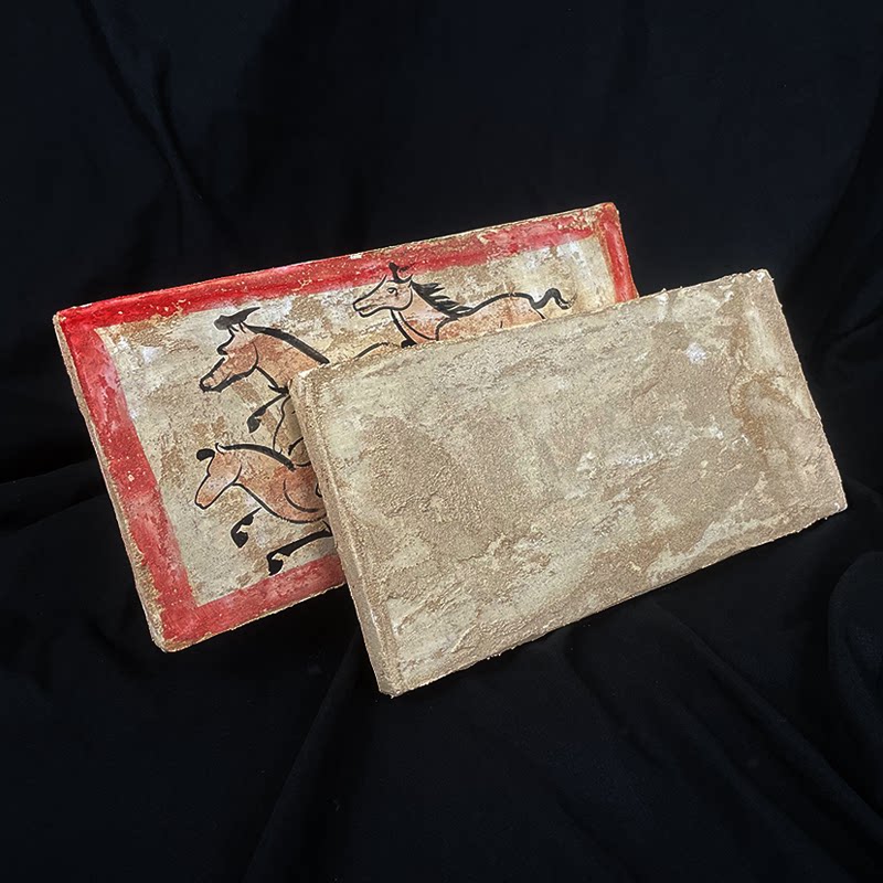 【壁上观古】原创魏晋画像砖壁画砖泥板画板材料机构研学活动课程