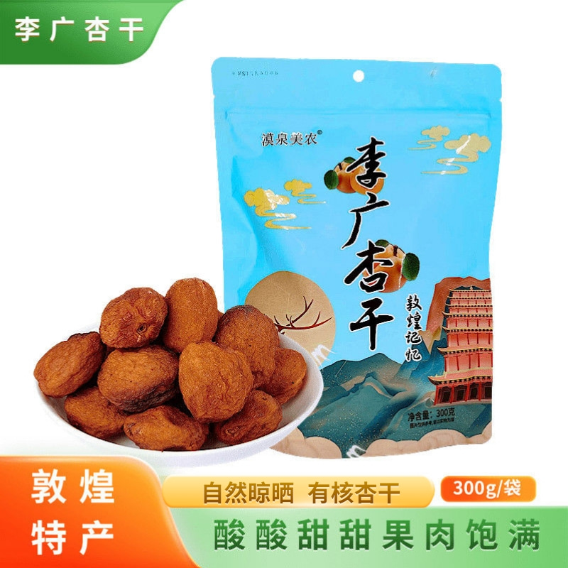 敦煌李广杏干300g原味自然晾晒独立小包零食果干零食旅游伴手礼