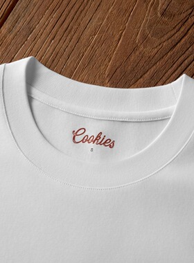 Cookies 索罗娜宽松Boxy凉感短宽美式小领口防晒速干短袖型男T恤