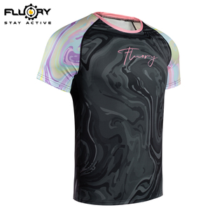 FLUORY火垒防磨紧身衣拳击衣服柔术防磨服散打mma格斗训练服男t恤