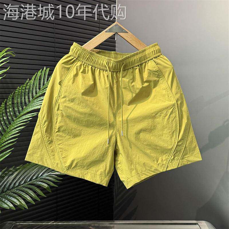 高端男士速干沙滩休闲短裤2026年新款夏季薄款沙滩四五分裤子男款