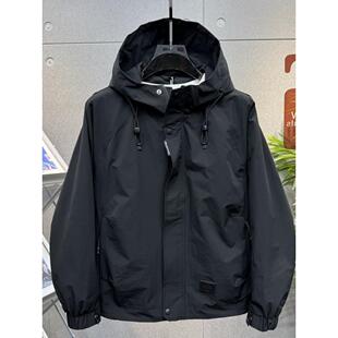 MMW连帽夹克外套男2025春秋新款潮流百搭工装夹克上衣户外冲锋衣