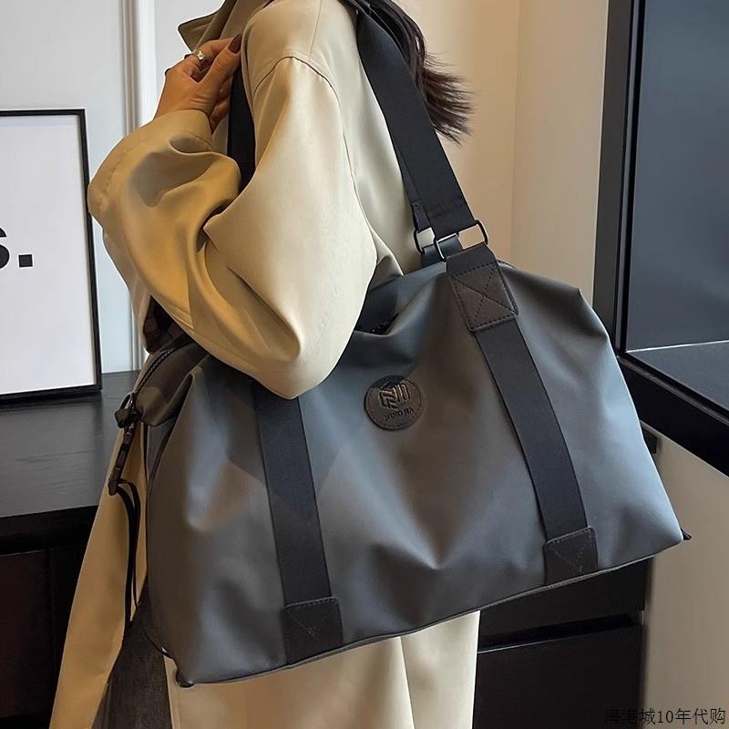 法国MKBM新款短途旅行包女轻便行李包大容量出差手提包出行健身包