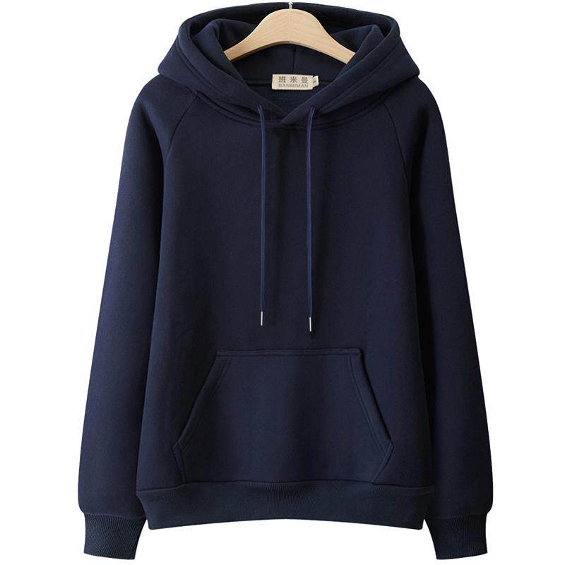 潮牌卫衣女加绒加厚连帽2025秋冬新款慵懒风宽松大码薄款洋气外套