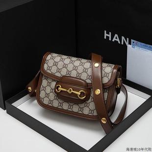 高级感小众轻奢品牌女包包2025新款潮单肩斜挎休闲1955马鞍包