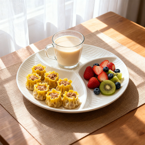 陶瓷卤水五果拼盘创意减脂餐盘